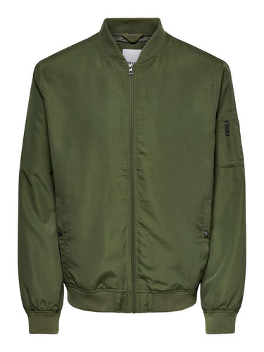 BOMBER JACKET - OLIVE