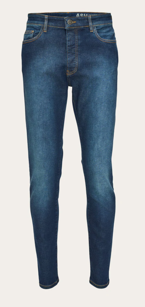 ASH TAPERED SLIM FIT JEANS DEEP BLUE