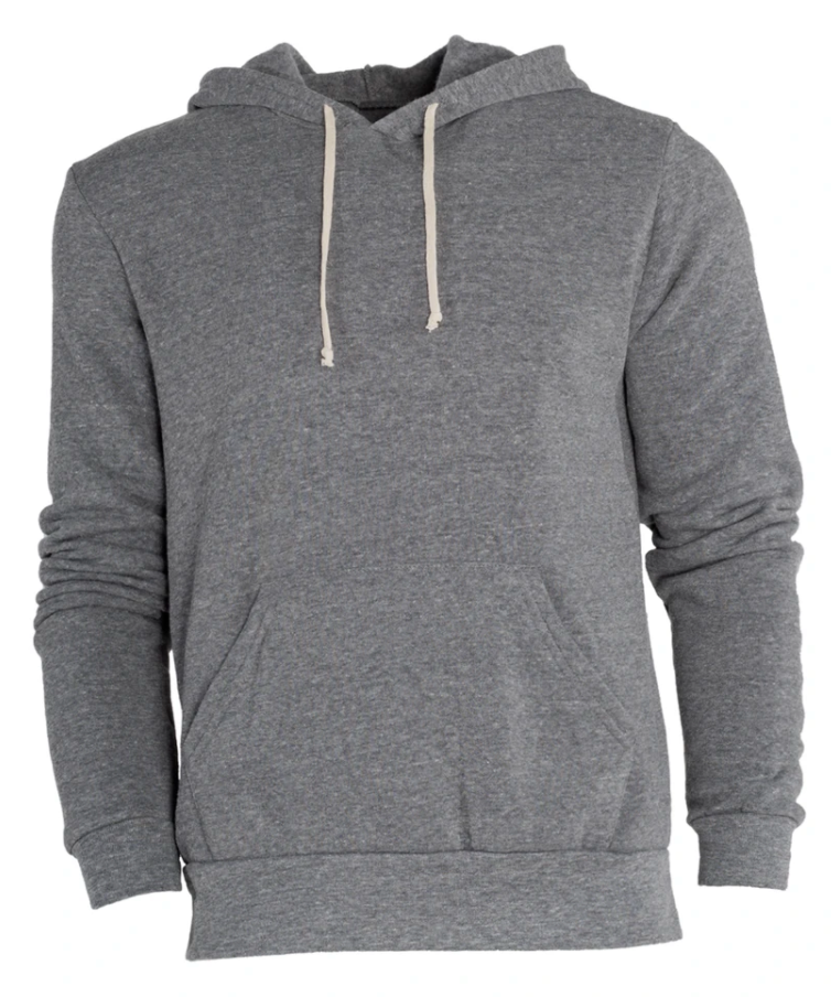 Gray Fleece Pull Over Hoodie