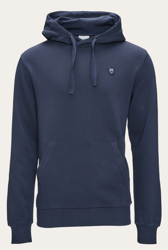 HOOD BASIC BADGE SWEAT - Blue