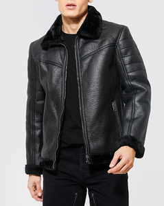 AVIATOR BOMBER WITH FAX FUR COLLAR