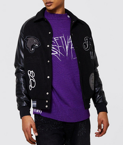 TONAL 13 BACK PRINT VARSITY BOMBER