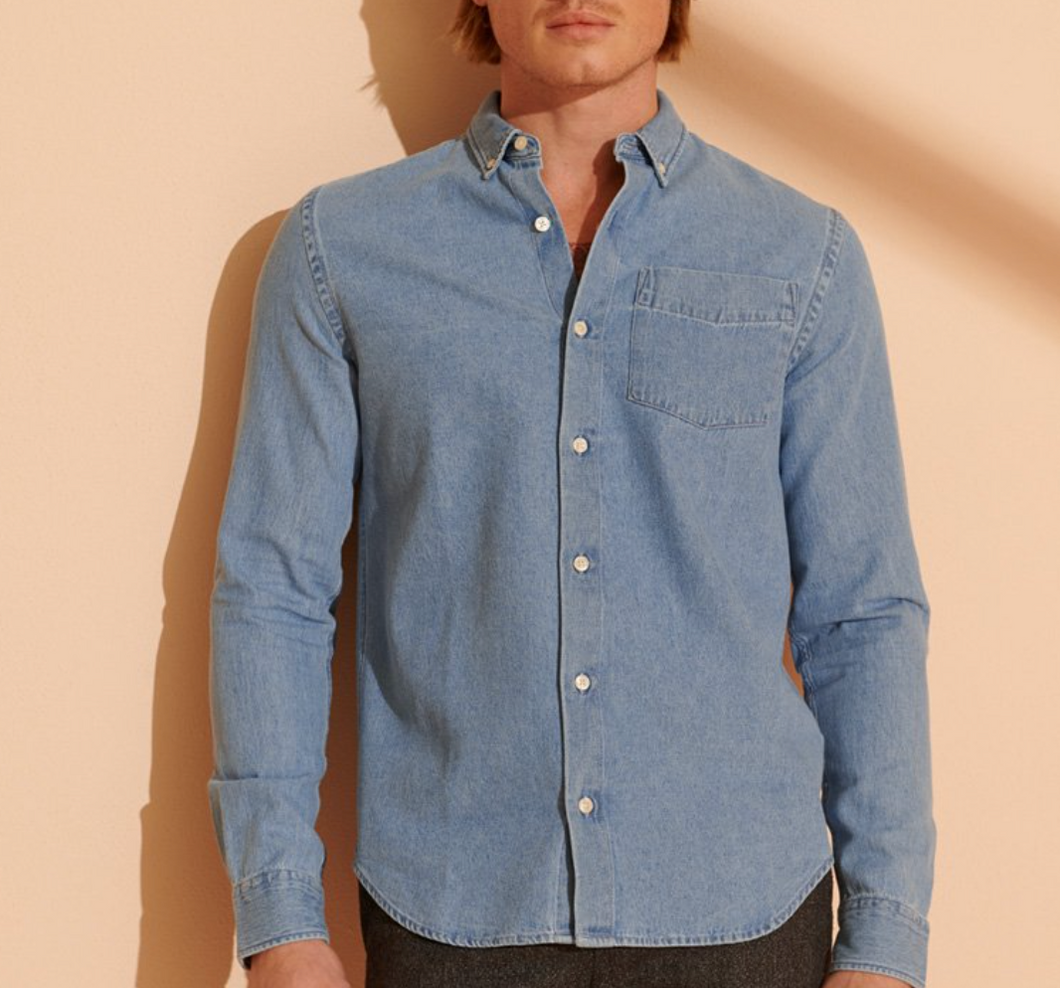 Classic Denim Button Down Shirt