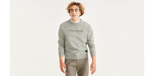 Men's Regular Fit Icon Crewneck Sweatshirt - Neutral