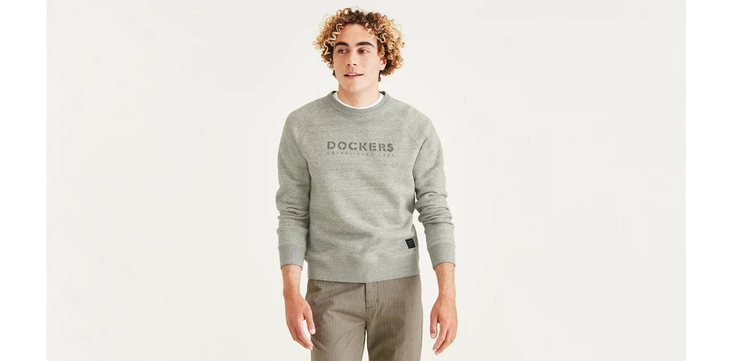 Men's Regular Fit Icon Crewneck Sweatshirt - Neutral