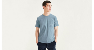 Men's Slim Fit Pocket Tee With Graphic