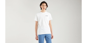 Men's Slim Fit Graphic Tee - Stencil White